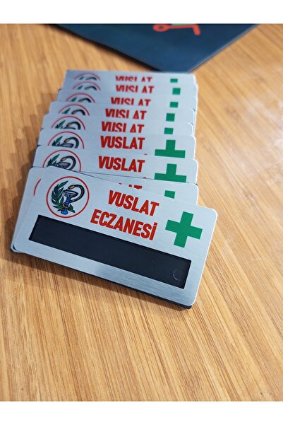 umurcraft Ecuson metalic cu ac, imprimat cu logo, premium (argintiu)