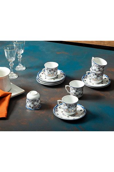 ASTERA Porland 6 Person Coffee Set 77Cc 12 Pieces