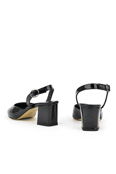 Ziya Жіночі шкіряні туфлі на підборах 1511030Z2555 Чорні