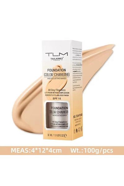 TLM TLM Color Changing Liquid Foundation - White 30ml