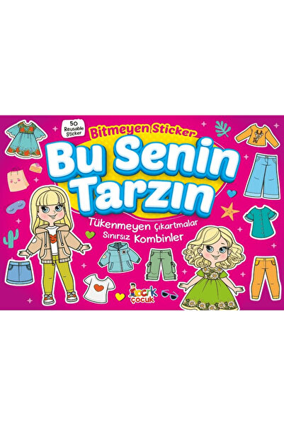 Bıcırık Yayınları Bitmeyen Sticker Bu Senin Tarzın / Erdi Doğan / Bıcırık Yayınları / 9786256167155
