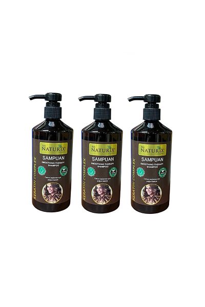 DVD Lokman Aktar Keratin Complex Shampoo 600 Ml, 3Pcs, Dvd Lokman Aktar