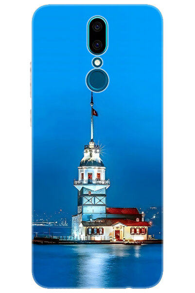 Ceppare Vestel Venüs V7 Uyumlu Kılıf Desen Baskılı Silikon Kız Kulesi STK:617...