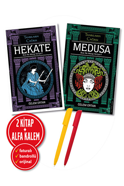 Destek Yayınları Alfa Kalem+ ÖZLEM ERTAN 2 Kitap YENİ (Medusa+Hekate Bize Ne ...