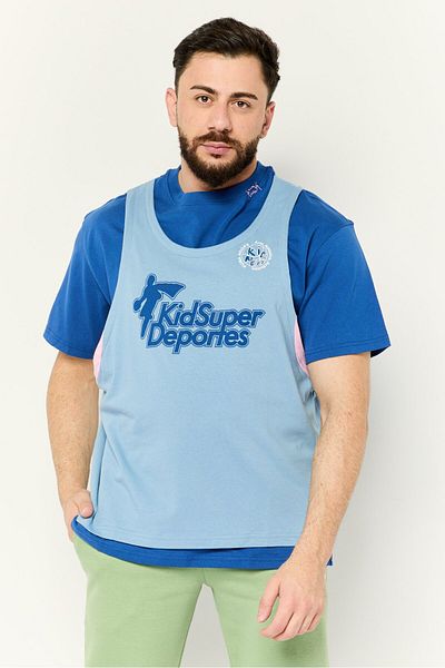 Puma X Kidsuper Men Sportswear Fit Short Sleeve Outdoor T-shirt, Multicolor
