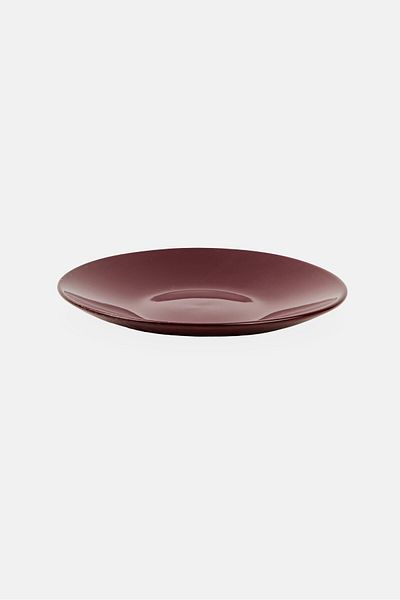 Maser 4 Pieces Dessert Plates Set, Burgundy