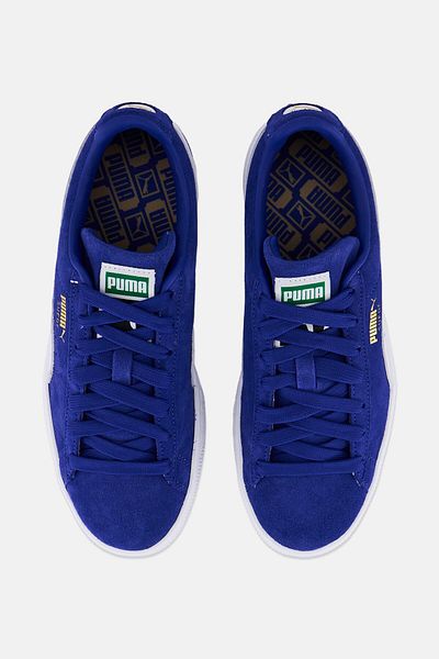 Puma Kids Boy Suede Classic Lace Up Outdoor Shoes, Blue