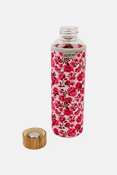 Apana Floral And I Water Bottle 500ml, Multicolor