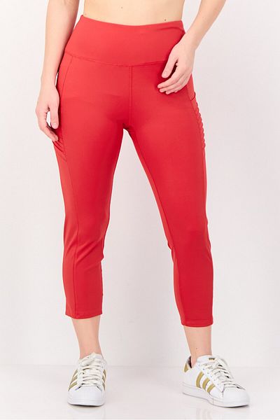 Kendall + Kylie Women Sportswear Fit Yoga Leggings, Red