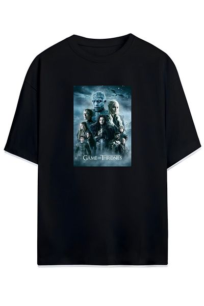 MAGORS TRIUC OVERSIZE UNISEX DIN BUMBAC CU DESIGN GAME OF THRONES