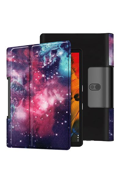 ENAR Lenovo Yoga Smart Tab YT-X705F - Lightweight Folding Protective Cover, 10.1-inch Galaxy Black