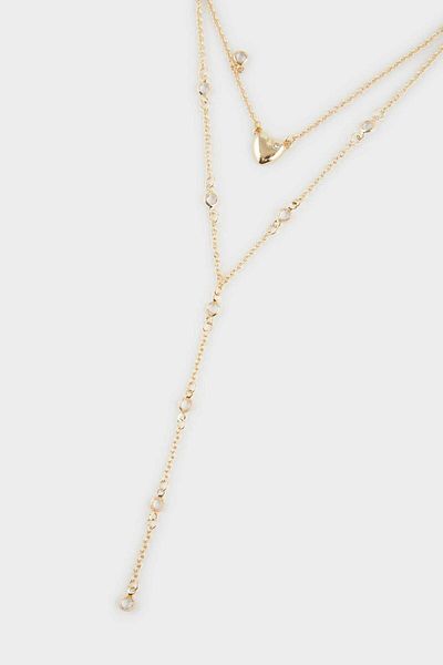 DeFacto Women's Heart Y Necklace F1317Axns