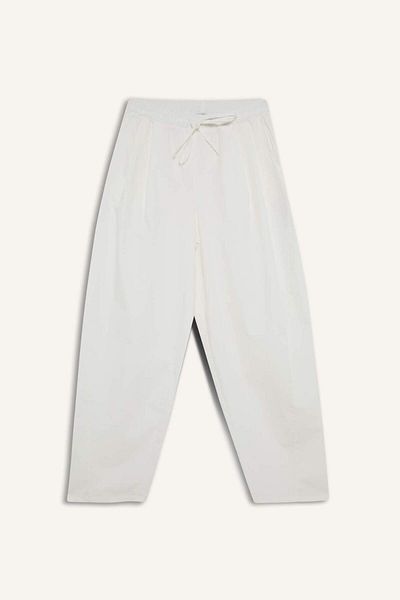 DeFacto Coool Barrel Fit Normal Waist Poplin Trousers F8050Ax25Sm