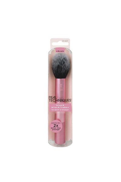 Real Techniques Real Techniques Ultra Plush Blush Makeup Brush, For Loose, Cream, or Pressed Blush, Rosy Glow Cheeks