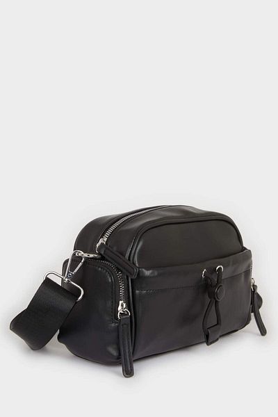 DeFacto Women's Faux Leather Crossbody Bag F1242Axns