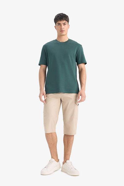 DeFacto 100% βαμβάκι Regular Fit Capri E5363AX25SM