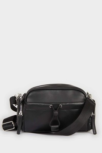 DeFacto Women's Faux Leather Crossbody Bag F1242Axns