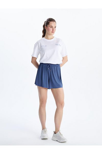 LC Waikiki Women's Sports Shorts with Elastic Waist