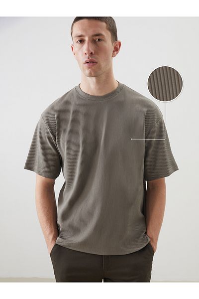 LC Waikiki Ανδρικό T-shirt με Λαιμό Crew