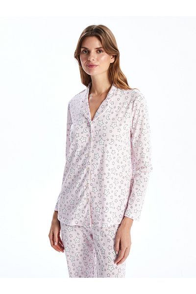 LC Waikiki Set de pijamale de maternitate cu guler de cămașă