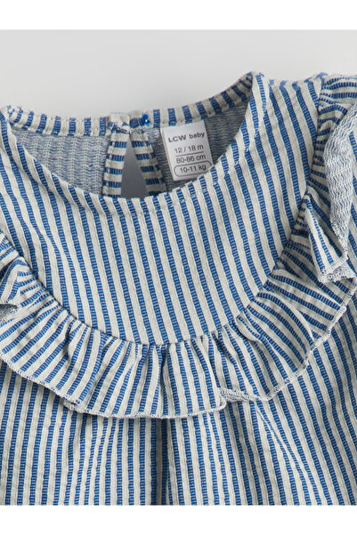 LC Waikiki Striped Baby Girl Blouse and Leggings 2-Piece