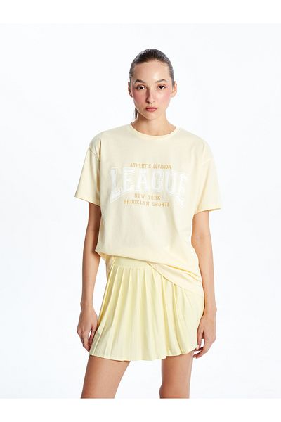 LC Waikiki Crew Neck Printed Women's Sports T-Shirt