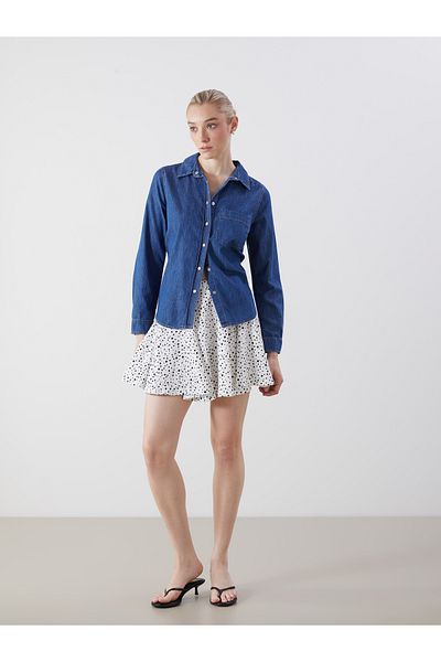 LC Waikiki Fusta mini cu model cu talie elastică