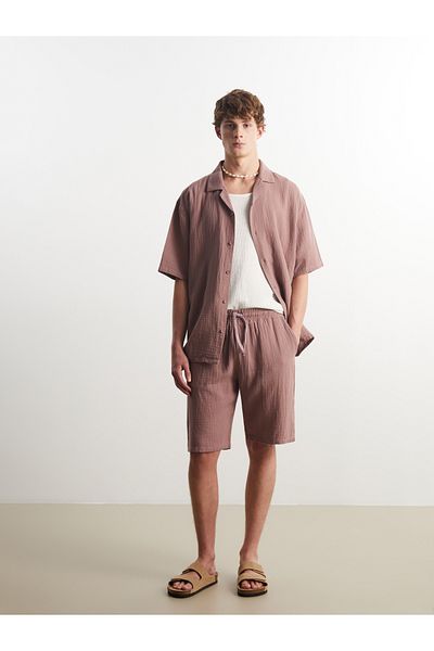 LC Waikiki Ruhige Passform Herren Müslin Shorts