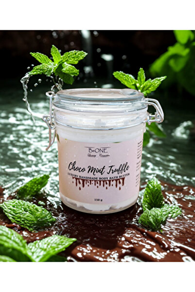 BeOne Cosmetics Choco Mint Truffle - Unt de baie 100% natural, aroma de cioco...