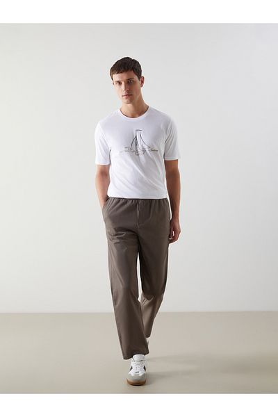LC Waikiki Ανδρικό παντελόνι Chino Standard Fit Gabardine