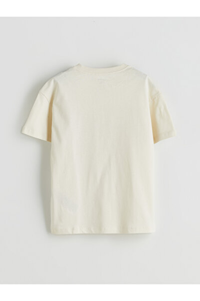 LC Waikiki Dinosaur Printed Boys T-Shirt and Shorts 2-Piece