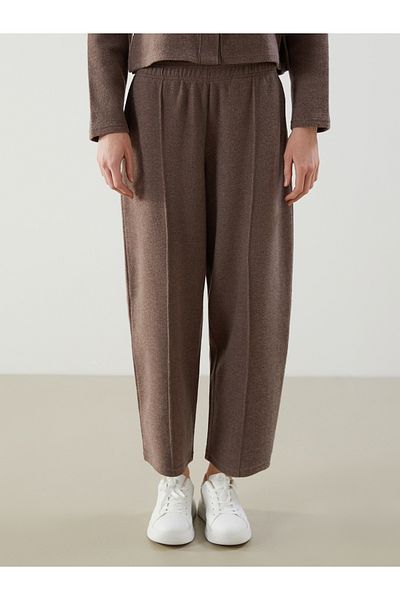LC Waikiki Women's Knitwear Trousers with Elastic Waist