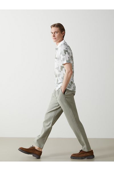 LC Waikiki Ανδρικό παντελόνι Standard Fit Line Blended