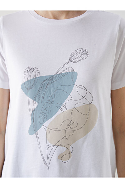 LC Waikiki Crew Neck Printed Women's T-Shirt