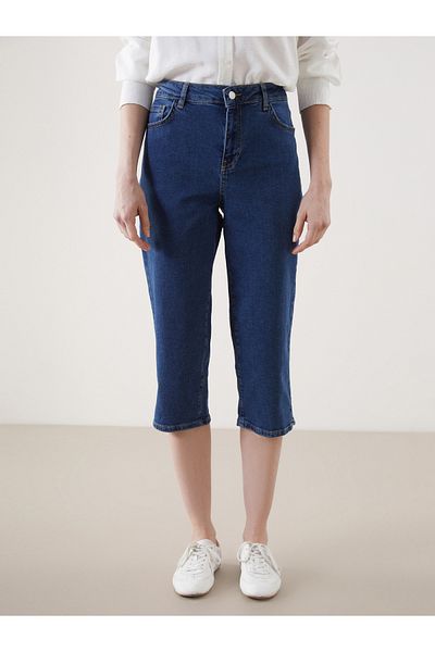 LC Waikiki Jean Capri pentru femei, slim fit