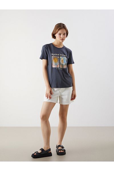 LC Waikiki Crew Neck Printed Women's T-Shirt