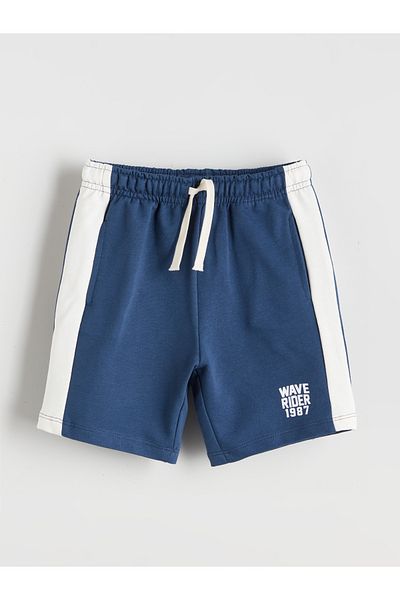 LC Waikiki Elastic Waist Printed Boys Shorts