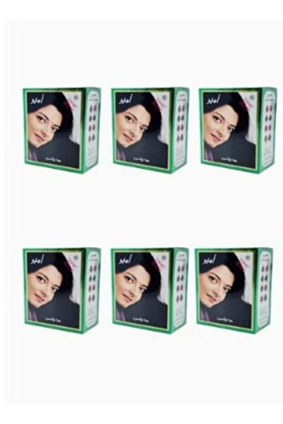 The comprehensive house Ameer Henna Hair Dye Black 60g Pack of 6