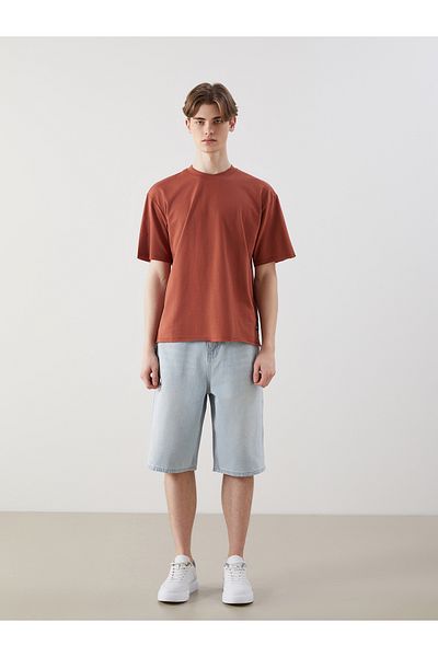 LC Waikiki Ανδρικό T-shirt με Λαιμό Crew