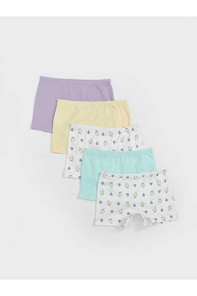 LC Waikiki Τυπωμένο κορίτσι Boxer 5 τεμαχίων