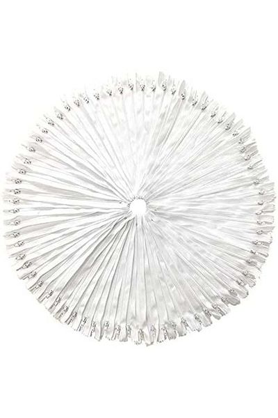DOITEM Set of 40 DOITEM zippers, white, nylon 60 x 2.5 cm