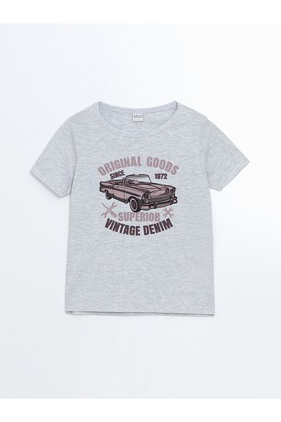 LC Waikiki Σετ Πιτζάμες Boy's Crew Neck με σορτς