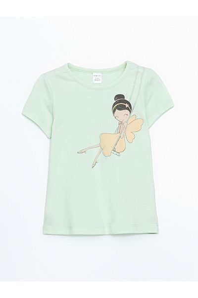 LC Waikiki Crew Neck Short Sleeve Girl's T-Shirt