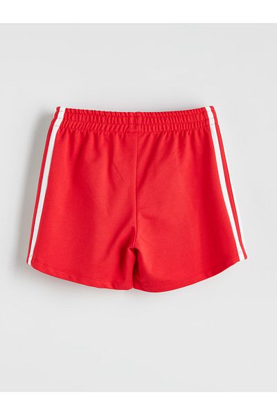 LC Waikiki Nyc Printed Girls Shorts with Elastic Waist