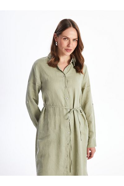 LC Waikiki Oversize Linen Women's Shirt Tunic