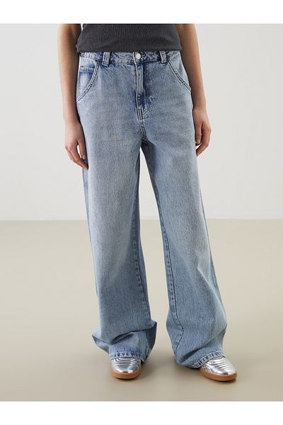 LC Waikiki Pantaloni de damă în jean Wideleg