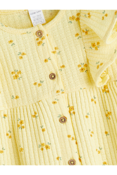 LC Waikiki Blumen-Kinderbluse und Shorts im 2er-Pack