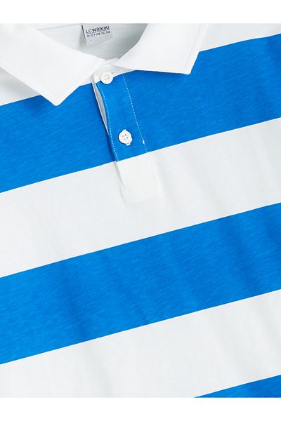 LC Waikiki Polo Neck Striped Boy's T-Shirt