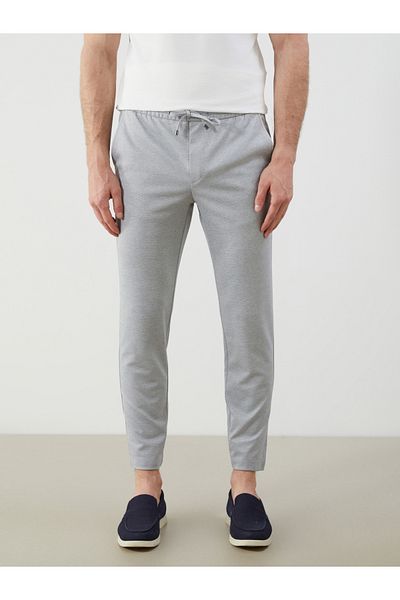 LC Waikiki Basic Men's Trousers with Tie Waist