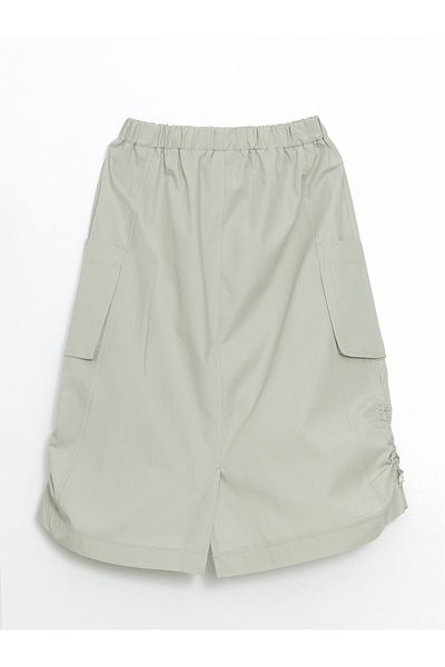 LC Waikiki Girl's Cargo Skirt with Elastic Waist